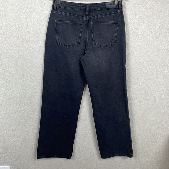 NWT Playboy High Rise Wide Leg Jeans Rhinestone Bunny Cut Out Sz 29 - Picture 7 of 16